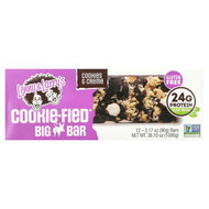 <img alt="Lenny & Larrys, Cookie-Fied Big Bar, Cookies & Creme, 12 Bars, 3.17 oz (90 g) Each" title="Lenny & Larrys, Cookie-Fied Big Bar, Cookies & Creme, 12 Bars, 3.17 oz (90 g) Each,787692362103"