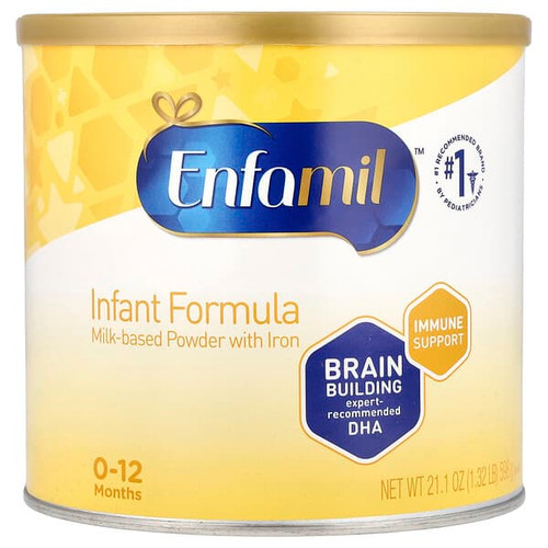 <img alt="Enfamil, Infant Formula, Milk-Based Powder With Iron, 0-12 Months, 21.1 oz (598 g)" title="Enfamil, Infant Formula, Milk-Based Powder With Iron, 0-12 Months, 21.1 oz (598 g),300875119761"