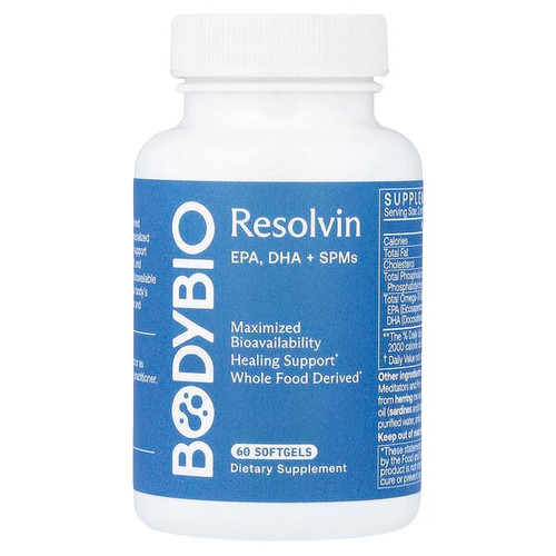<img alt="BodyBio, Resolvin, EPA, DHA + SPMs, 60 Softgels" title="BodyBio, Resolvin, EPA, DHA + SPMs, 60 Softgels,743474993965"