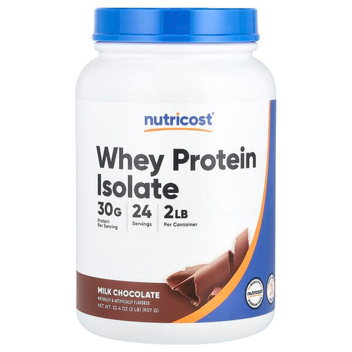 <img alt="Nutricost, Whey Protein Isolate, Milk Chocolate, 2 lb (907 g)" title="Nutricost, Whey Protein Isolate, Milk Chocolate, 2 lb (907 g),810014675398"