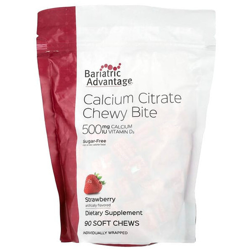 <img alt="Bariatric Advantage, Calcium Citrate Chewy Bite, Sugar-Free, Strawberry, 90 Soft Chews" title="Bariatric Advantage, Calcium Citrate Chewy Bite, Sugar-Free, Strawberry, 90 Soft Chews,755571942371"