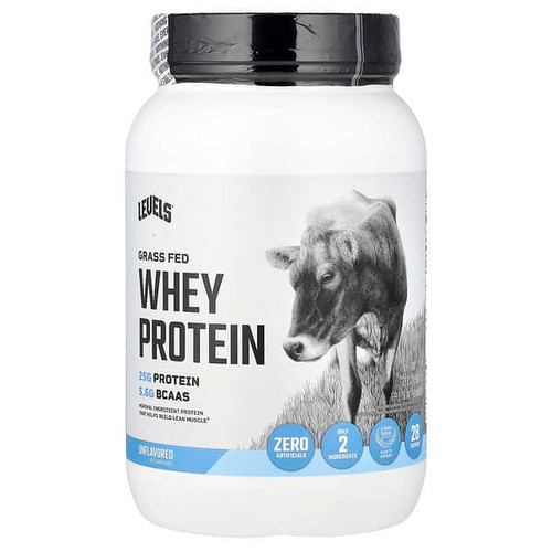 <img alt="Levels, Grass Fed Whey Protein Powder, Unflavored, 2 lb (907 g)" title="Levels, Grass Fed Whey Protein Powder, Unflavored, 2 lb (907 g),857965007014"