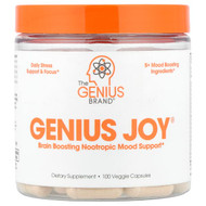 <img alt="The Genius Brand, Genius Joy, 100 Veggie Capsules" title="The Genius Brand, Genius Joy, 100 Veggie Capsules,868054000380"