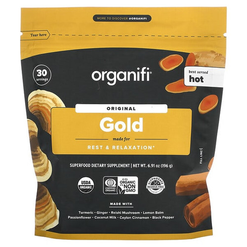<img alt="Organifi, Original Gold, Superfood Supplement, 6.91 oz (196 g)" title="Organifi, Original Gold, Superfood Supplement, 6.91 oz (196 g),850001165013"
