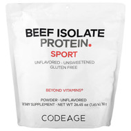<img alt="Codeage, Sport, Beef Isolate Protein Powder, Unflavored, 1.65 lb (750 g)" title="Codeage, Sport, Beef Isolate Protein Powder, Unflavored, 1.65 lb (750 g),850049609357"