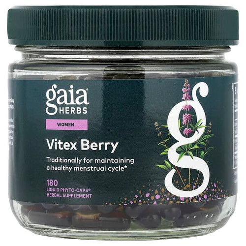 <img alt="Gaia Herbs, Women, Vitex Berry, 180 Liquid Phyto-Caps (500 mg per Capsules)" title="Gaia Herbs, Women, Vitex Berry, 180 Liquid Phyto-Caps (500 mg per Capsules),751063152617"