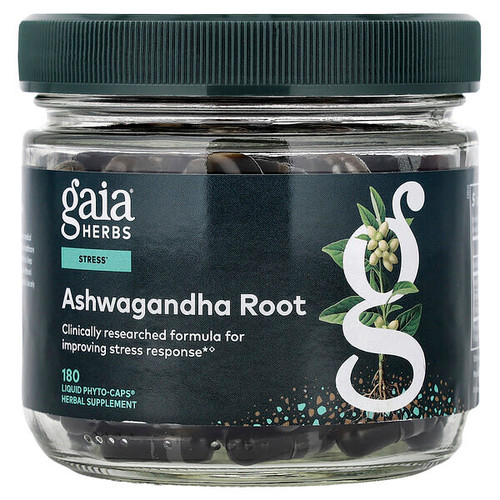 <img alt="Gaia Herbs, Ashwagandha Root, 180 Liquid Phyto-Caps" title="Gaia Herbs, Ashwagandha Root, 180 Liquid Phyto-Caps,751063152600"