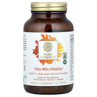 <img alt="Pure Synergy, Vita-Min-Vitality, Mens 2 Per Day Multivitamin, 60 Tablets" title="Pure Synergy, Vita-Min-Vitality, Mens 2 Per Day Multivitamin, 60 Tablets,852971004910"