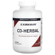 <img alt="Kirkman Labs, CD-Herbal, 180 Capsules" title="Kirkman Labs, CD-Herbal, 180 Capsules,812325021529"