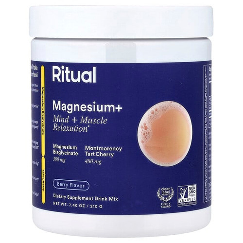 <img alt="Ritual, Magnesium+, Berry, 7.4 oz (210 g)" title="Ritual, Magnesium+, Berry, 7.4 oz (210 g),850031975385"