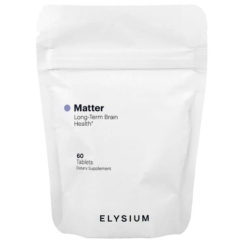 <img alt="Elysium, Matter, Long-Term Brain Health, 60 Tablets" title="Elysium, Matter, Long-Term Brain Health, 60 Tablets,850027537009"
