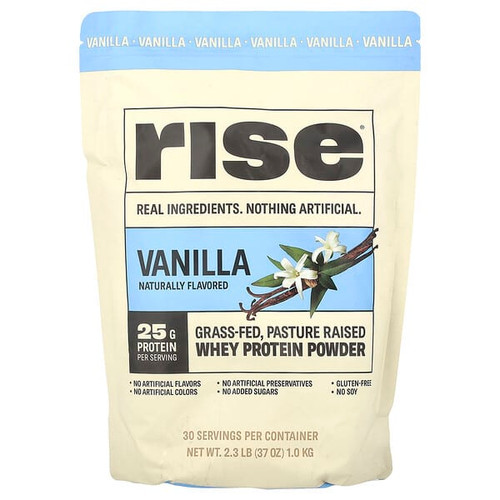 <img alt="Rise Bar, Whey Protein Powder, Vanilla, 2.3 lb (1 kg)" title="Rise Bar, Whey Protein Powder, Vanilla, 2.3 lb (1 kg),690819553387"