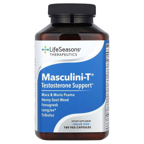 <img alt="LifeSeasons, Therapeutics, Masculini-T, Testosterone Support, 180 Veg Capsules" title="LifeSeasons, Therapeutics, Masculini-T, Testosterone Support, 180 Veg Capsules,853760002575"