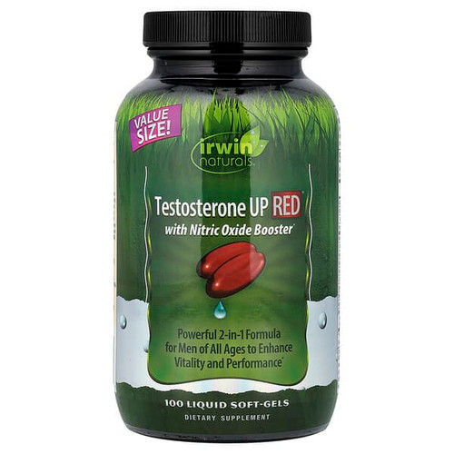 <img alt="Irwin Naturals, Testosterone UP Red with Nitric Oxide Booster, 100 Liquid Soft-Gels" title="Irwin Naturals, Testosterone UP Red with Nitric Oxide Booster, 100 Liquid Soft-Gels,840081407837"