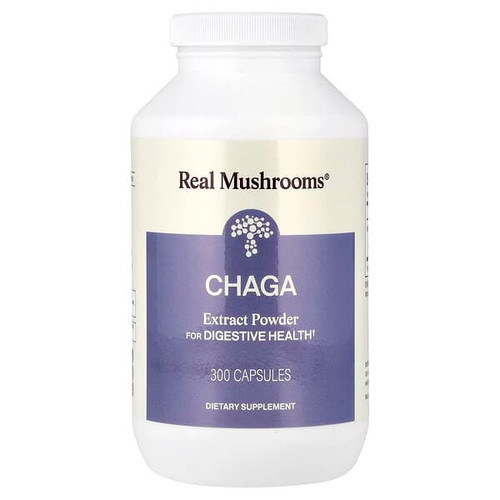 <img alt="Real Mushrooms, Chaga Extract Powder, 300 Capsules" title="Real Mushrooms, Chaga Extract Powder, 300 Capsules,628110068316"