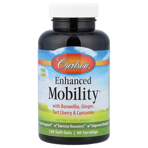 <img alt="Carlson, Enhanced Mobility With Boswellia, Ginger, Tart Cherry & Curcumin, 120 Soft Gels" title="Carlson, Enhanced Mobility With Boswellia, Ginger, Tart Cherry & Curcumin, 120 Soft Gels,088395469206"