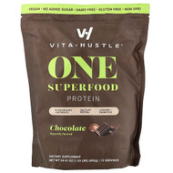 <img alt="VitaHustle, One Superfood Protein, Chocolate, 1.53 lbs (692 g)" title="VitaHustle, One Superfood Protein, Chocolate, 1.53 lbs (692 g),860007244704"
