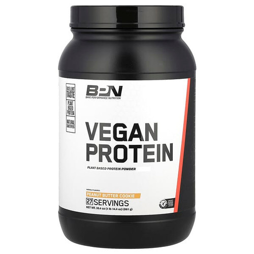 <img alt="BPN, Vegan Protein, Peanut Butter Cookie, 1 lb 14.4 oz (861 g)" title="BPN, Vegan Protein, Peanut Butter Cookie, 1 lb 14.4 oz (861 g),856622004489"