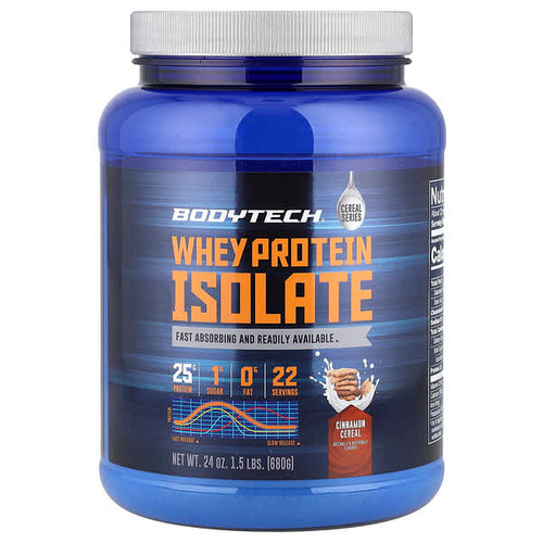 <img alt="BodyTech, Whey Protein Isolate, Cinnamon Cereal, 1.5 lbs (680 g)" title="BodyTech, Whey Protein Isolate, Cinnamon Cereal, 1.5 lbs (680 g),766536018949"