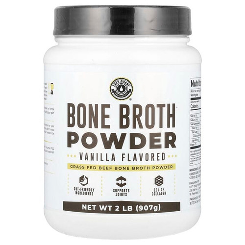 <img alt="Left Coast Performance, Bone Broth Powder, Vanilla, 2 lb (907 g)" title="Left Coast Performance, Bone Broth Powder, Vanilla, 2 lb (907 g),850028626078"