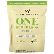 <img alt="VitaHustle, One Superfood Protein, Vanilla, 1.35 lbs (616 g)" title="VitaHustle, One Superfood Protein, Vanilla, 1.35 lbs (616 g),860007244711"