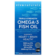 <img alt="Viva Naturals, Omega-3 Fish Oil, Triple-Strength, 180 Softgels (1,250 mg per Softgel)" title="Viva Naturals, Omega-3 Fish Oil, Triple-Strength, 180 Softgels (1,250 mg per Softgel),701722747968"