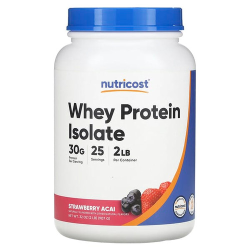<img alt="Nutricost, Whey Protein Isolate, Strawberry Acai , 2 lb (907 g)" title="Nutricost, Whey Protein Isolate, Strawberry Acai , 2 lb (907 g),810014674872"