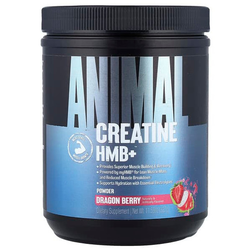 <img alt="Animal, Creatine HMB+ Powder, Dragon Berry, 11.53 oz (327 g)" title="Animal, Creatine HMB+ Powder, Dragon Berry, 11.53 oz (327 g),039442020055"