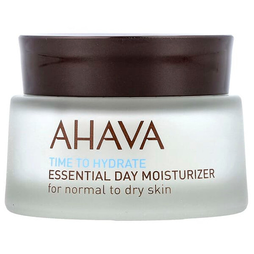 <img alt="AHAVA North America, Time To Hydrate, Essential Day Moisturizer, For Normal To Dry Skin, 1.7 fl oz (50 ml)" title="AHAVA North America, Time To Hydrate, Essential Day Moisturizer, For Normal To Dry Skin, 1.7 fl oz (50 ml),697045158171"