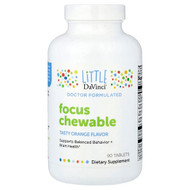 <img alt="Little DaVinci, Focus Chewable, Tasty Orange , 90 Tablets" title="Little DaVinci, Focus Chewable, Tasty Orange , 90 Tablets,026664015358"