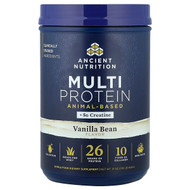<img alt="Ancient Nutrition, Multi Protein + Creatine, Animal-Based, Vanilla Bean, 1.33 lb (604 g)" title="Ancient Nutrition, Multi Protein + Creatine, Animal-Based, Vanilla Bean, 1.33 lb (604 g),816401028907"