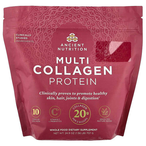 <img alt="Ancient Nutrition, Multi Collagen Protein, 1.56 lb (707 g)" title="Ancient Nutrition, Multi Collagen Protein, 1.56 lb (707 g),816401028013"