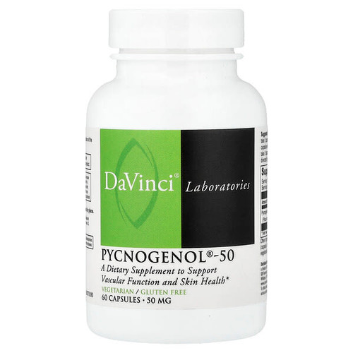 <img alt="DaVinci Laboratories, Pycnogenol-50, 50 mg, 60 Capsules" title="DaVinci Laboratories, Pycnogenol-50, 50 mg, 60 Capsules,026664013705"