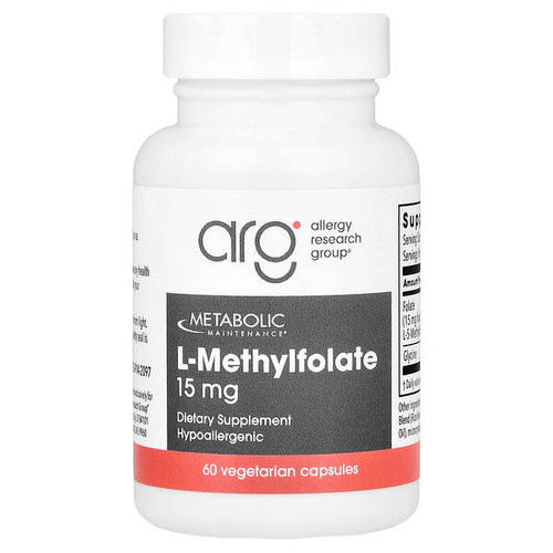 <img alt="Metabolic Maintenance, L-Methylfolate, 15 mg, 60 Vegetarian Capsules" title="Metabolic Maintenance, L-Methylfolate, 15 mg, 60 Vegetarian Capsules,838287005513"