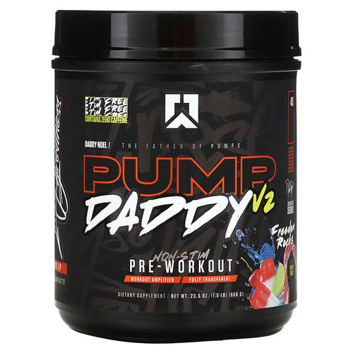 <img alt="RYSE, Pump Daddy V2, Non-Stim Pre-Workout, Freedom Rocks, 1.5 lb (668 g)" title="RYSE, Pump Daddy V2, Non-Stim Pre-Workout, Freedom Rocks, 1.5 lb (668 g),850041914633"