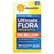 <img alt="Renew Life, Extra Care, Ultimate Flora Probiotic, 30 Delayed Release Vegan Capsules" title="Renew Life, Extra Care, Ultimate Flora Probiotic, 30 Delayed Release Vegan Capsules,631257121202"