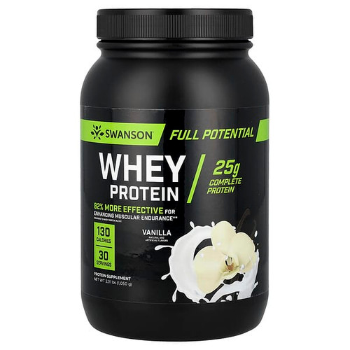<img alt="Swanson Vitamins, Full Potential Whey Protein, Vanilla, 2.31 lbs (1,050 g)" title="Swanson Vitamins, Full Potential Whey Protein, Vanilla, 2.31 lbs (1,050 g),087614118925"