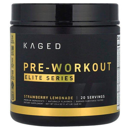 <img alt="Kaged, Elite Series, Pre-Workout, Strawberry Lemonade, 1.47 lb (668 g)" title="Kaged, Elite Series, Pre-Workout, Strawberry Lemonade, 1.47 lb (668 g),850045966850"