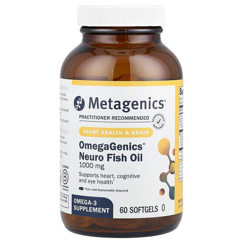 <img alt="Metagenics, OmegaGenics, Neuro Fish Oil, 1,000 mg, 60 Softgels" title="Metagenics, OmegaGenics, Neuro Fish Oil, 1,000 mg, 60 Softgels,755571953032"