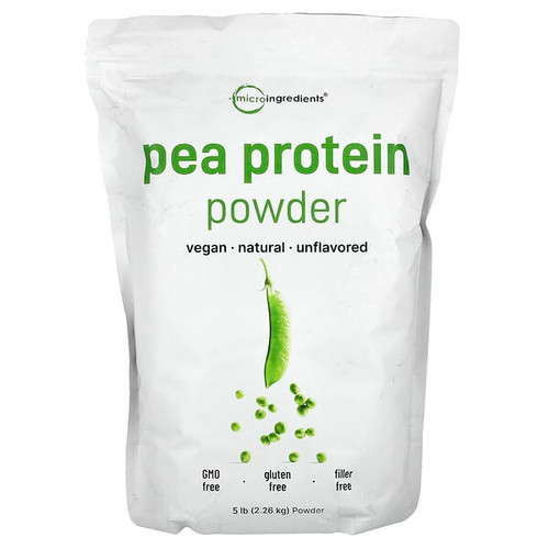 <img alt="Micro Ingredients, Pea Protein Powder, Unflavored, 5 lb (2.26 kg)" title="Micro Ingredients, Pea Protein Powder, Unflavored, 5 lb (2.26 kg),850015616792"