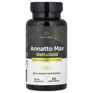 <img alt="Sunergetic, Annatto Max DeltaGold, 300 mg, 60 Liquid Capsules" title="Sunergetic, Annatto Max DeltaGold, 300 mg, 60 Liquid Capsules,852207008392"