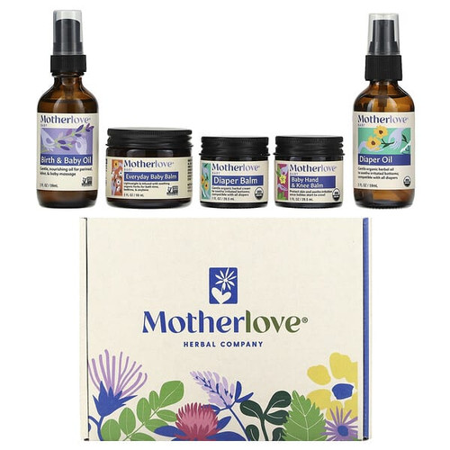 <img alt="Motherlove, Baby, Body Care Gift Box, 5 Piece Set" title="Motherlove, Baby, Body Care Gift Box, 5 Piece Set,759160888033"