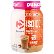 <img alt="Dymatize, ISO100 Hydrolyzed, 100% Whey Protein Isolate, Dunkin Cappuccino, 21.8 oz (610 g)" title="Dymatize, ISO100 Hydrolyzed, 100% Whey Protein Isolate, Dunkin Cappuccino, 21.8 oz (610 g),705016600106"