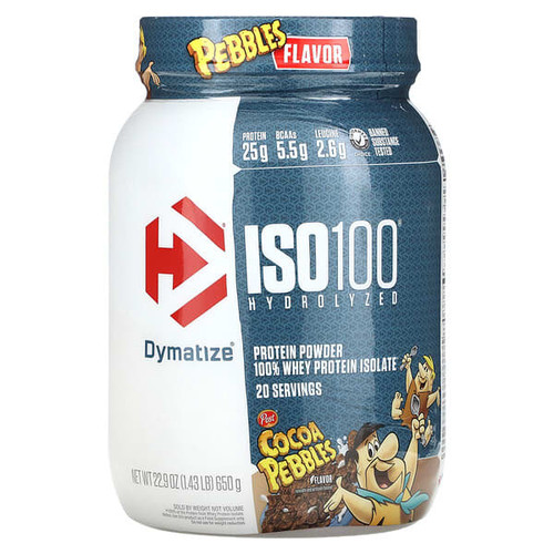 <img alt="Dymatize, ISO100 Hydrolyzed, 100% Whey Protein Isolate, Cocoa Pebbles, 1.43 lb (650 g)" title="Dymatize, ISO100 Hydrolyzed, 100% Whey Protein Isolate, Cocoa Pebbles, 1.43 lb (650 g),705016356201"