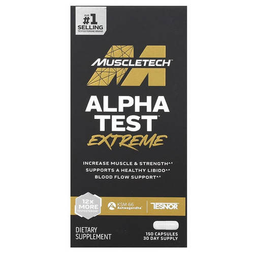<img alt="MuscleTech, AlphaTest Extreme, 150 Capsules" title="MuscleTech, AlphaTest Extreme, 150 Capsules,631656610819"