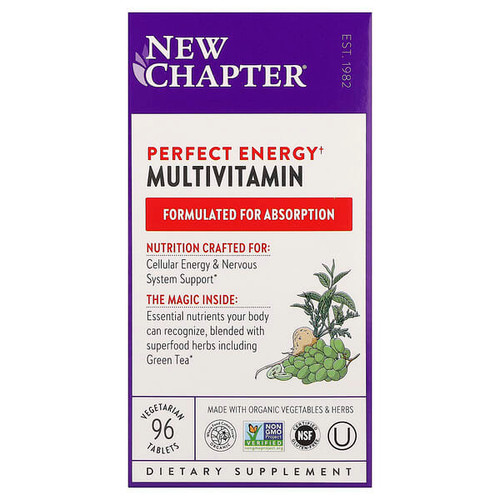 <img alt="New Chapter, Perfect Energy Multivitamin, 96 Vegetarian Tablets" title="New Chapter, Perfect Energy Multivitamin, 96 Vegetarian Tablets,727783003423"