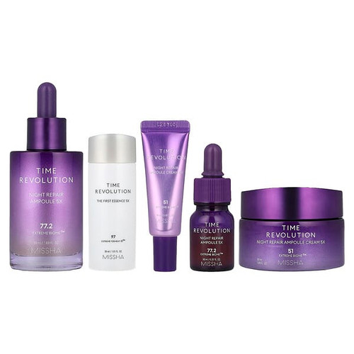 <img alt="Missha, Time Revolution Night Repair Special Set, 5 Piece Set" title="Missha, Time Revolution Night Repair Special Set, 5 Piece Set,8809747929795"