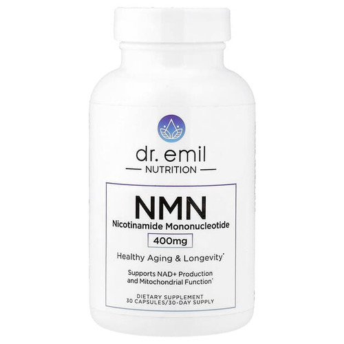 <img alt="Dr. Emil Nutrition, NMN, 400 mg, 30 Capsules" title="Dr. Emil Nutrition, NMN, 400 mg, 30 Capsules,850002956672"