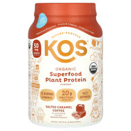 <img alt="KOS, Organic Superfood Plant Protein Powder, Salted Caramel Coffee, 2.3 lbs (1,036 g)" title="KOS, Organic Superfood Plant Protein Powder, Salted Caramel Coffee, 2.3 lbs (1,036 g),850051063017"