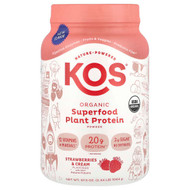 <img alt="KOS, Organic Superfood Plant Protein Powder, Strawberries & Cream, 2.34 lb (1,064 g)" title="KOS, Organic Superfood Plant Protein Powder, Strawberries & Cream, 2.34 lb (1,064 g),850051063079"